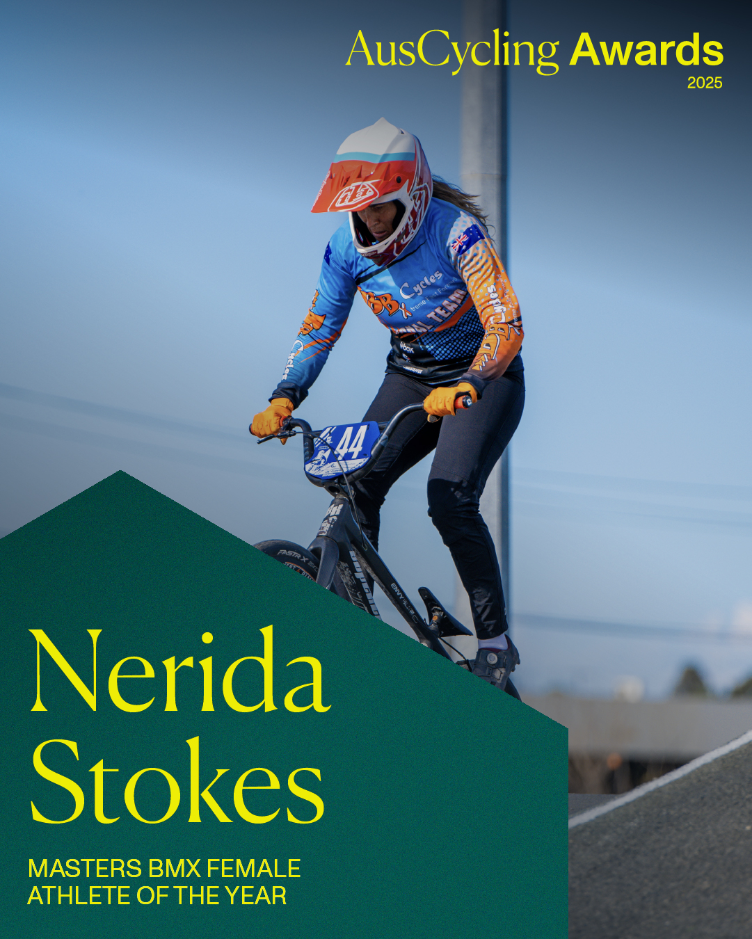 Nerida Stokes Masters BMX Female Athlete of the Year
